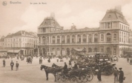 North Station, Brussels, anno 1910.
